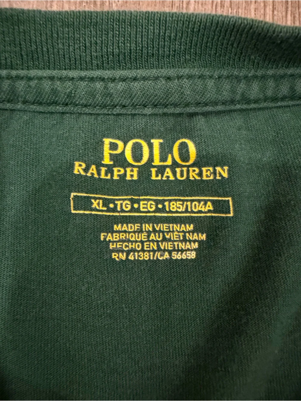 Polo by Ralph Lauren Forest Green Long-Sleeve Crewneck Shirt